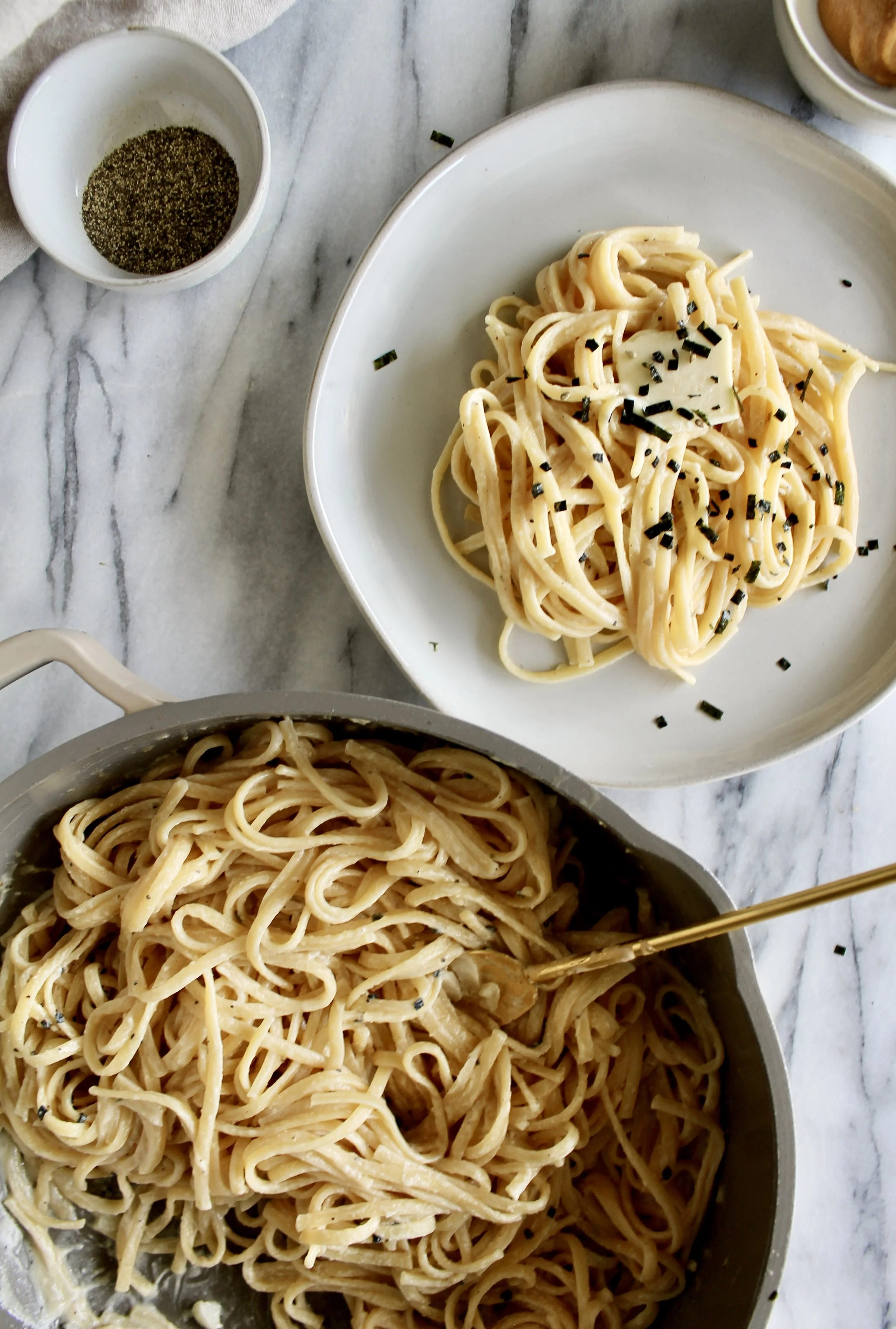 miso butter garlic noodles — Honey Street
