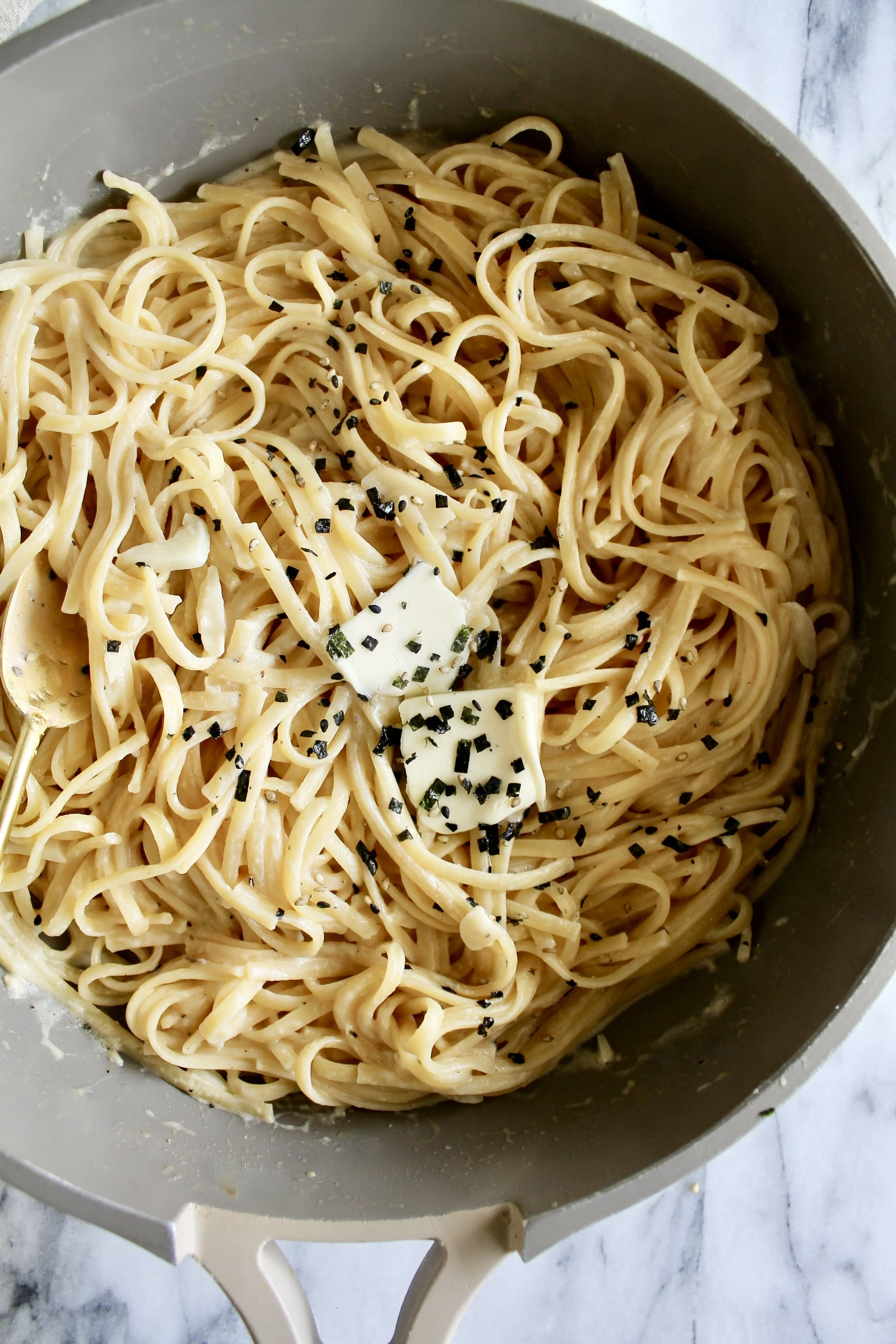 miso butter garlic noodles — Honey Street