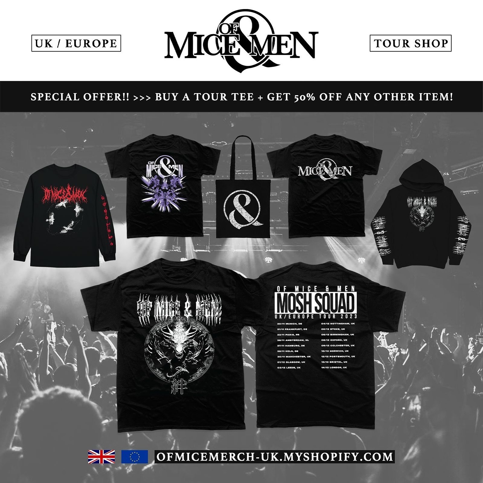 🚨 SALE! 🚨

UK/EU MERCH STORE - BUY A TOUR TEE GET 50% OFF ANY OTHER ITEM!

LINK IN BIO