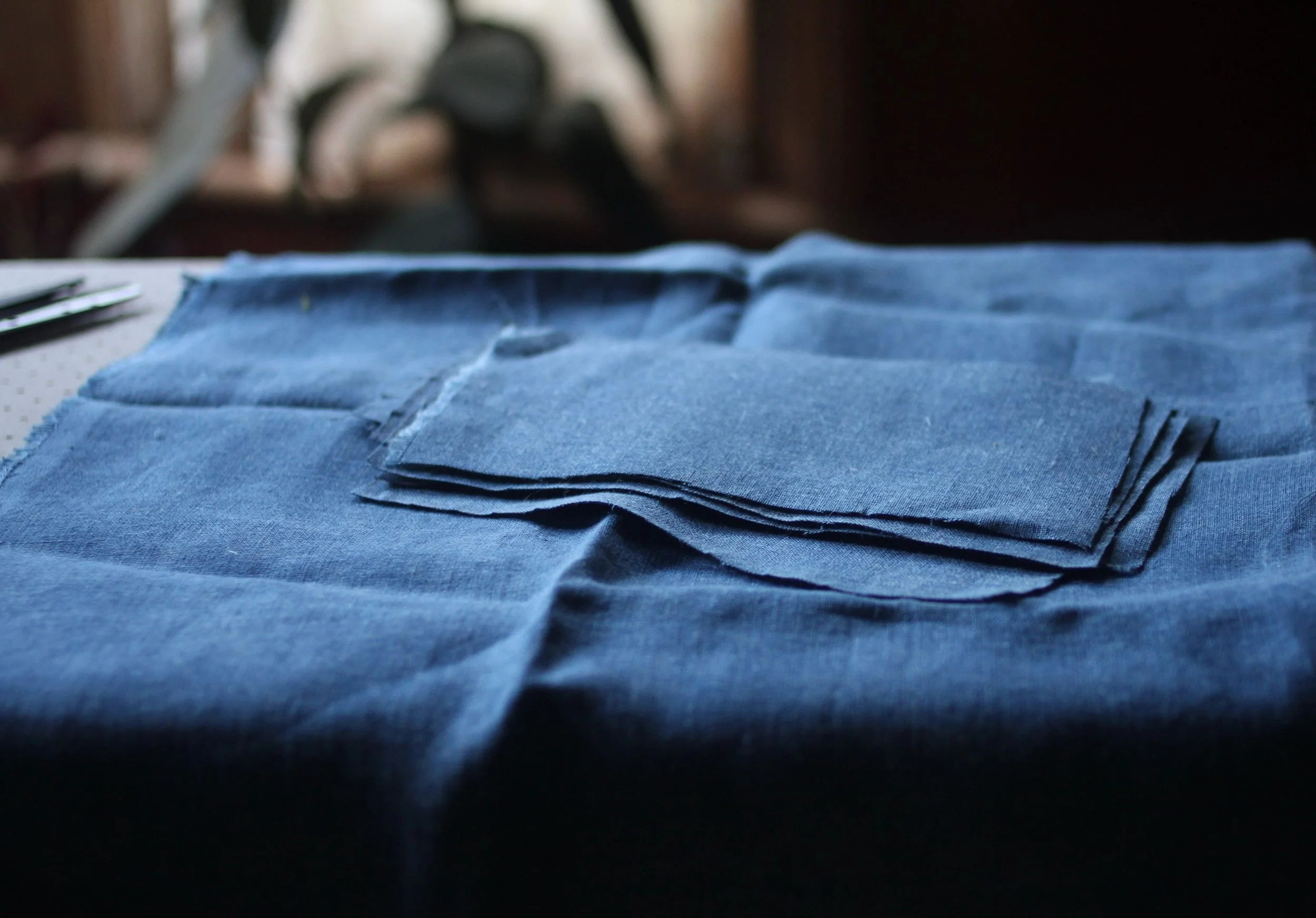 Quietly making in the stillness of early morning. 

I&rsquo;ve found a rhythm that works pretty well during the school holidays. An hour or two of focused work first thing &amp; then just a scattering of tasks throughout the day. I&rsquo;ve never bee