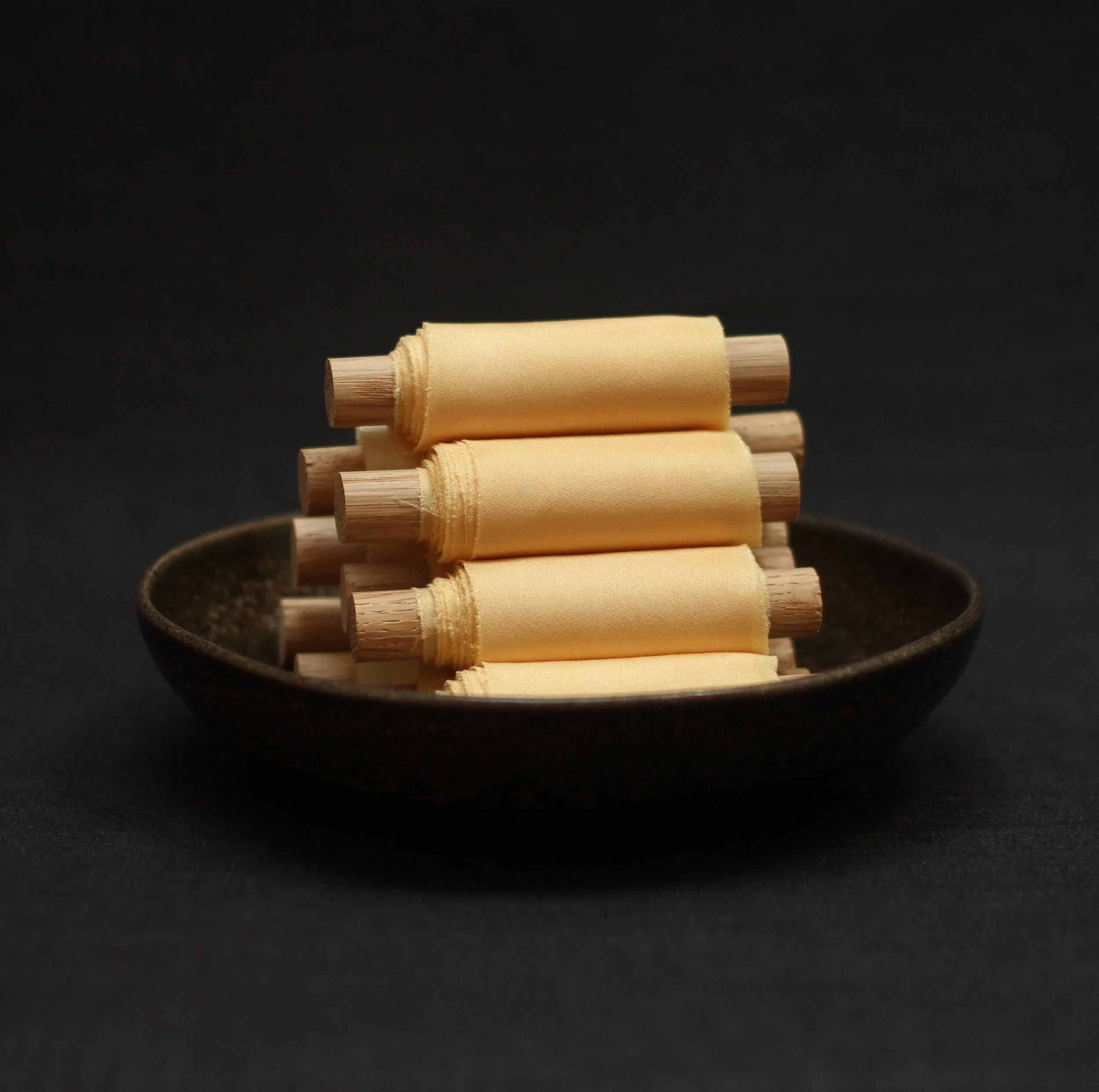 Cowslip Lightweight Silk Ribbon 5cm