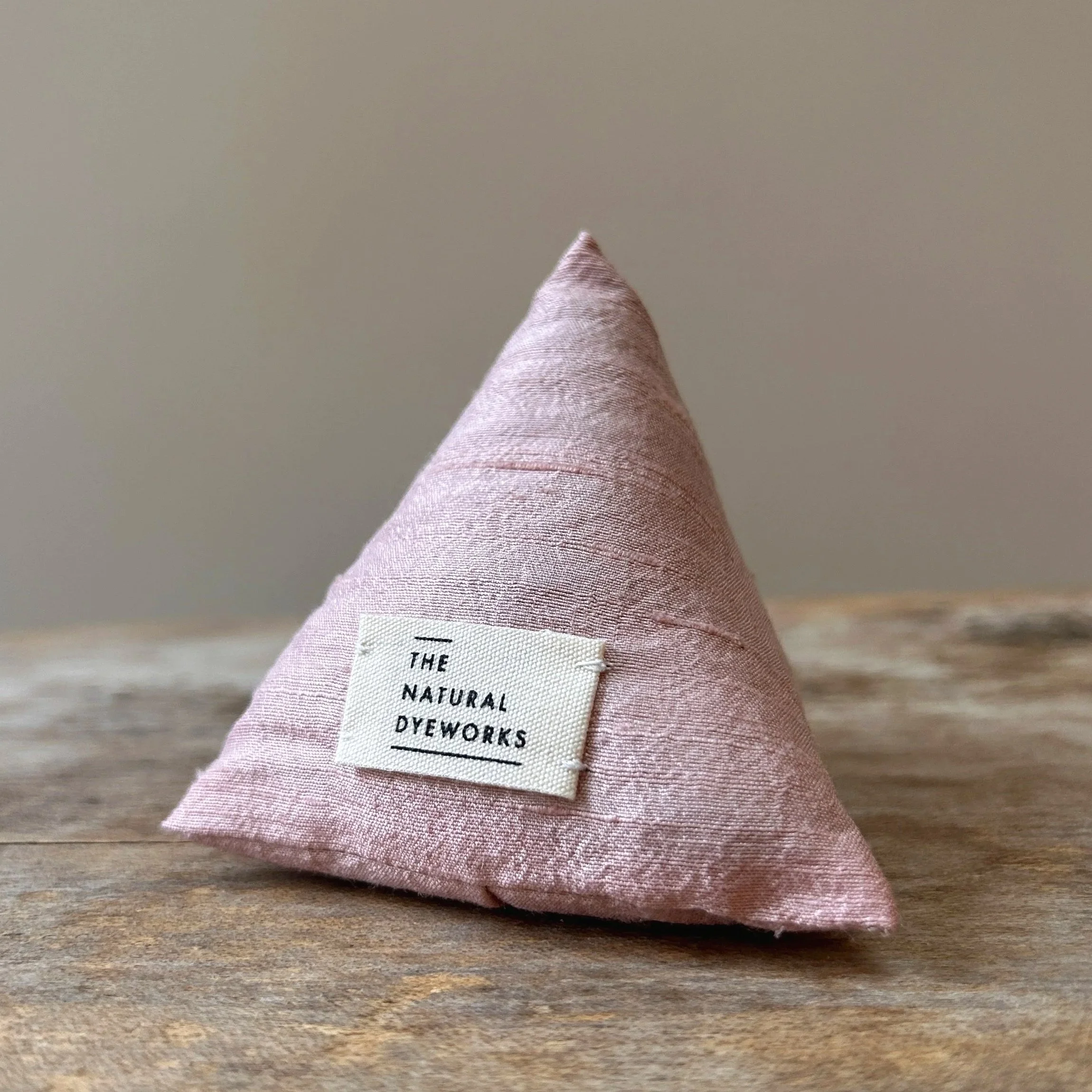Silk Lavender Pyramid Rose Quartz