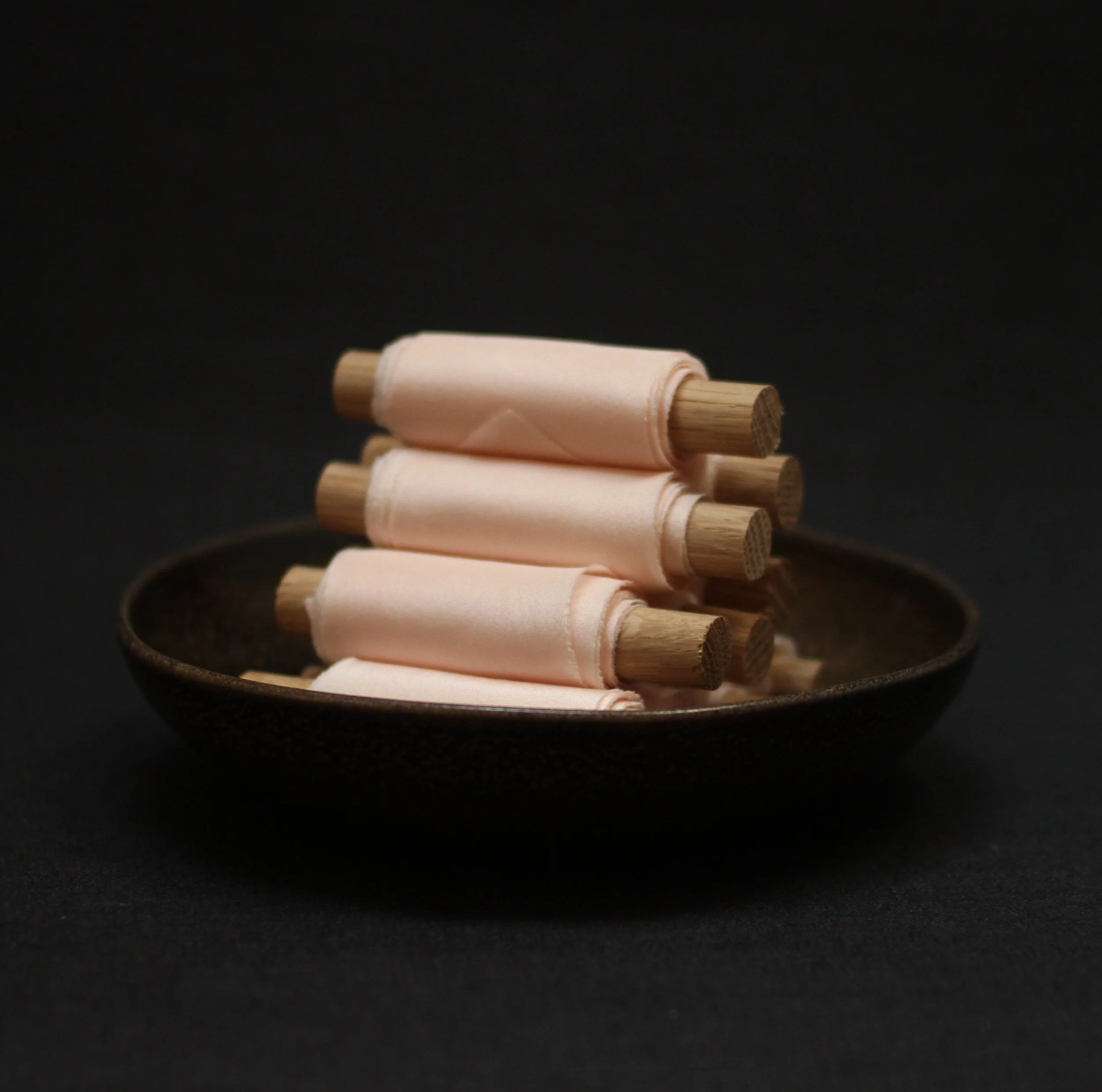 Soft Peony Lightweight Silk Ribbon 5cm