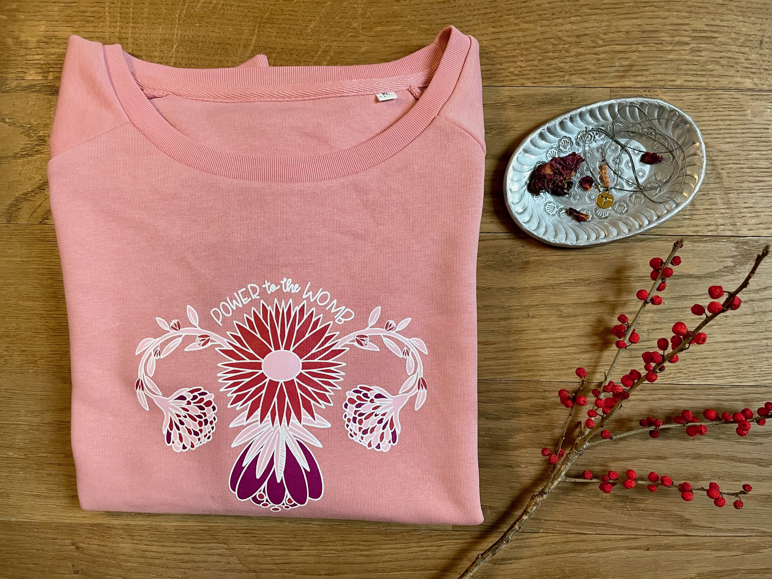Florales Gebärmutter Sweatshirt