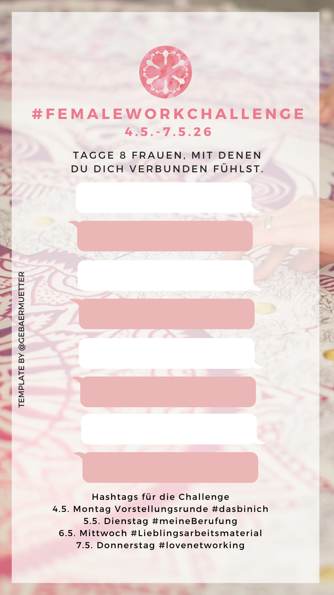tagge 8 Personen femaleWorkChallenge