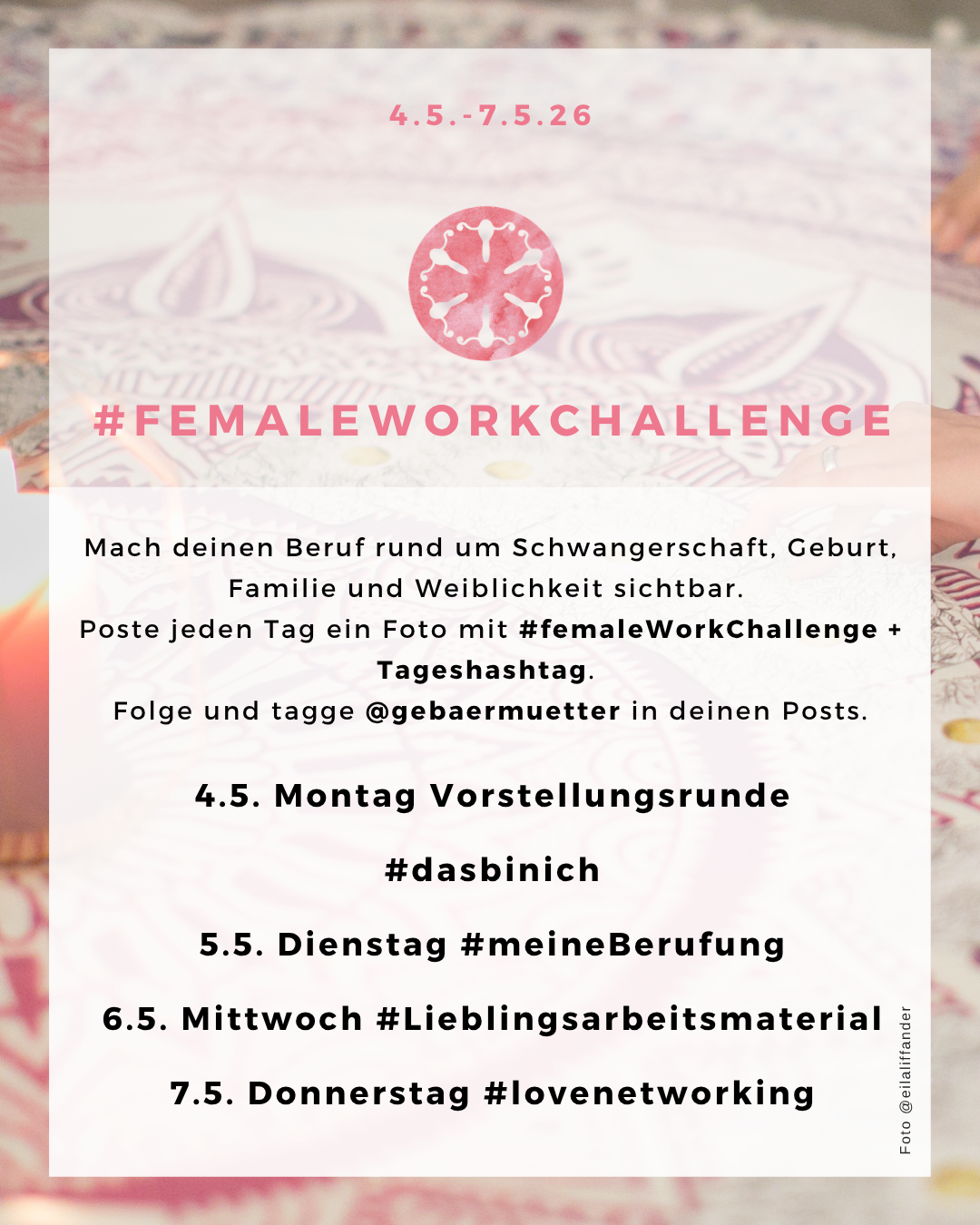 Aufruf zur femaleworkChallenge