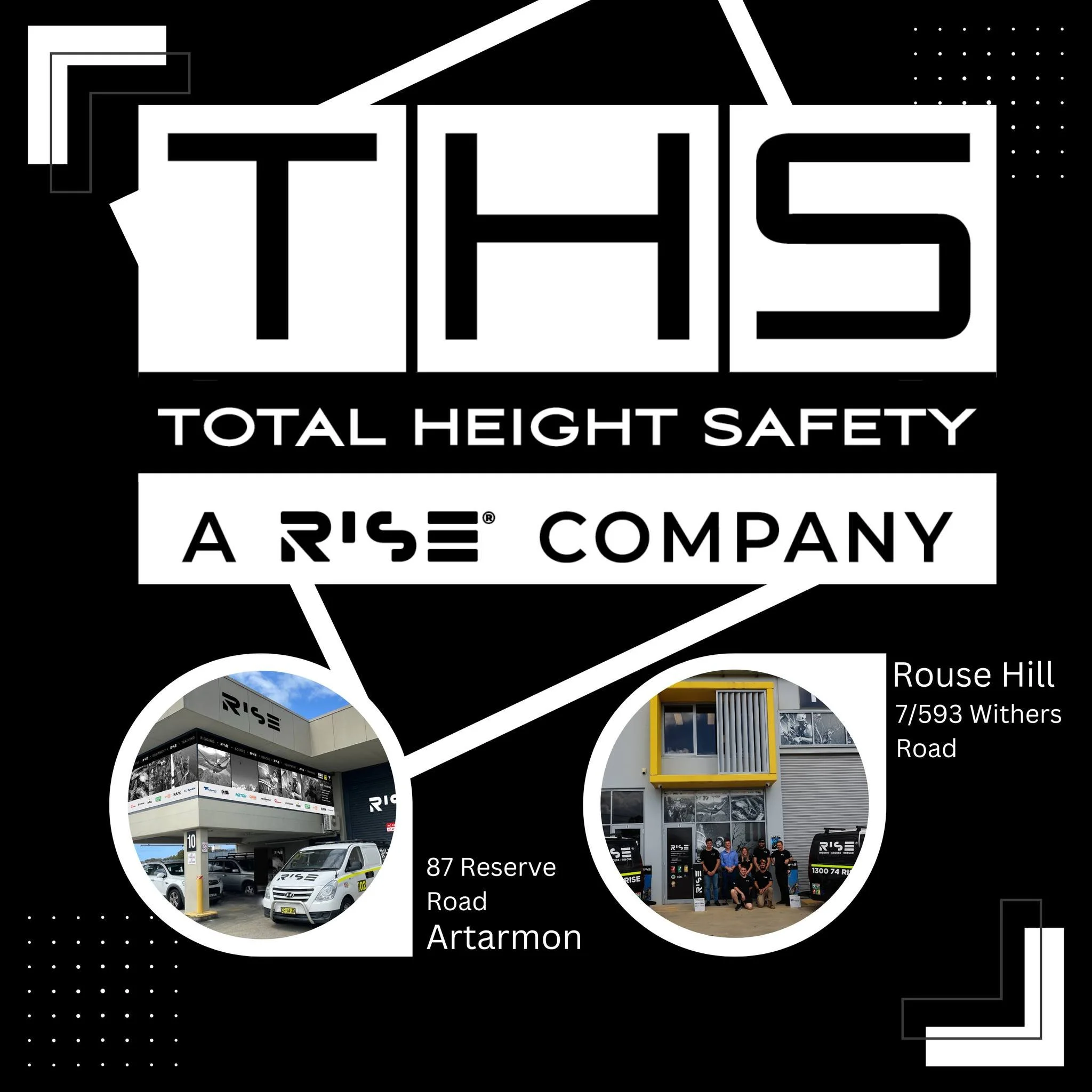 π Big News! π We are proud to announce the acquisition of Total Height Safety (THS) and the launch of RISE® Academy! π This is a major step in expanding our services into specialised training. 
π Plus, we’ve opened a second RISE® E