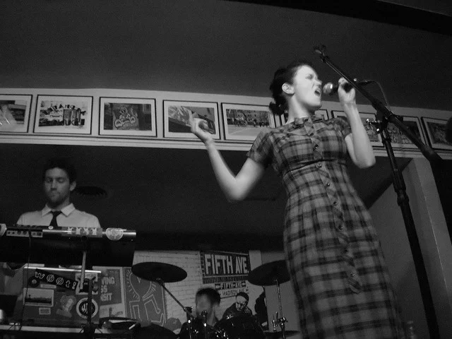 Oh man, I love this shot. For this one I bent down and tried to get the bar over the performers.