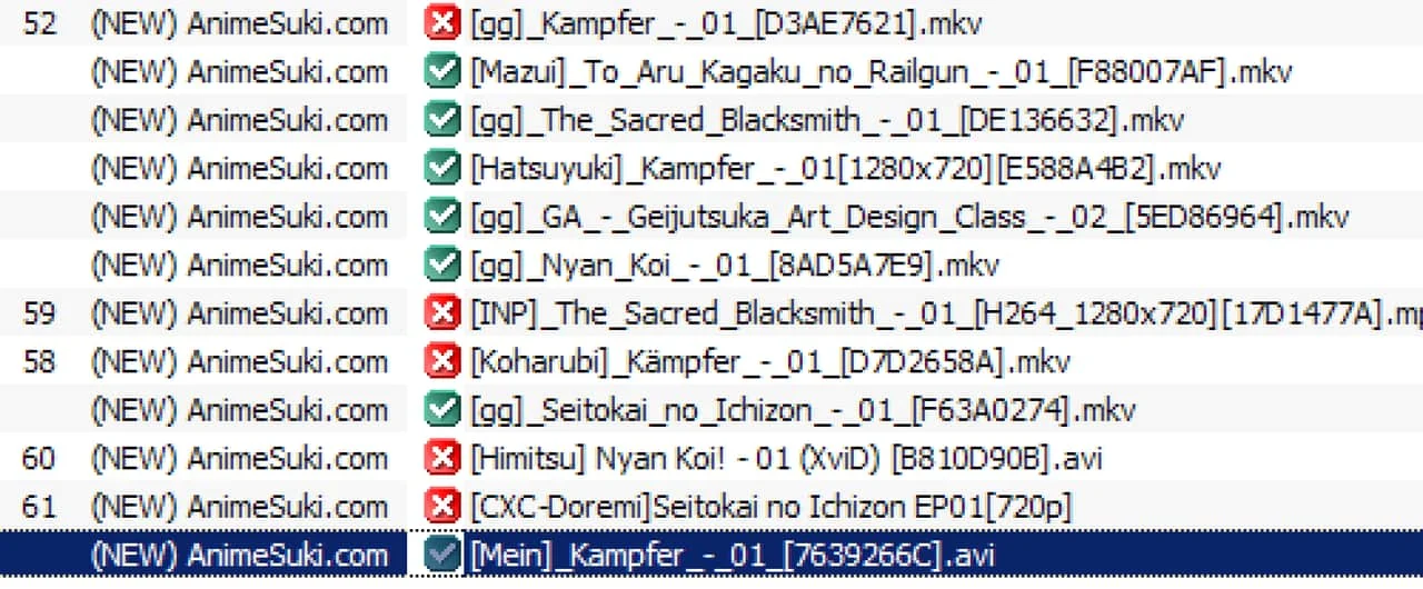 [Mein] Fansubs Kampfer and Animesuki Fails at Quality Control