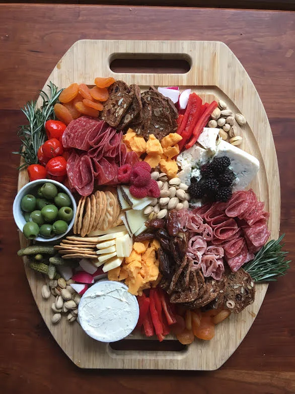 Ally’s awesome cheese board from the event! (ooooh, ahhhhh)