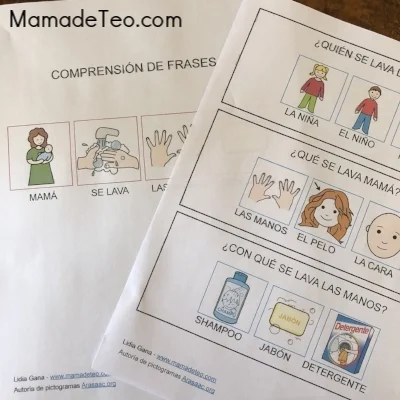 Comprensión de frases simples