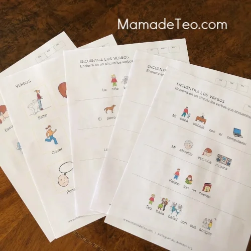 Aprendemos y trabajamos los verbos