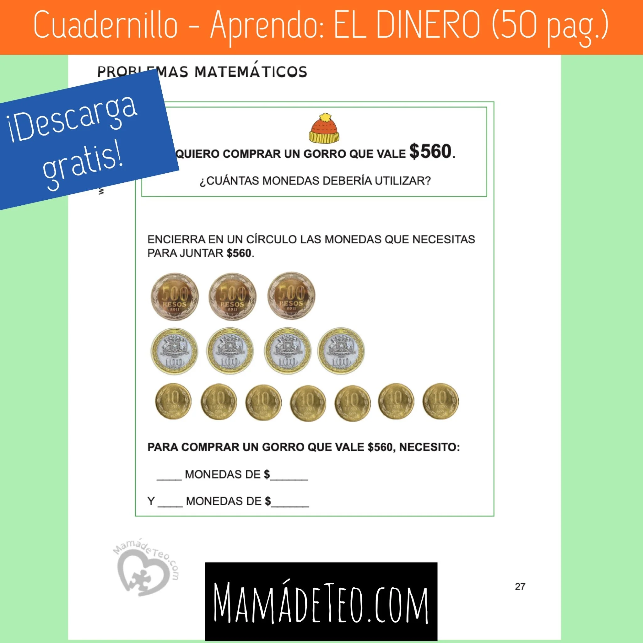 Aprendo y manejo dinero - cuadernillo completo