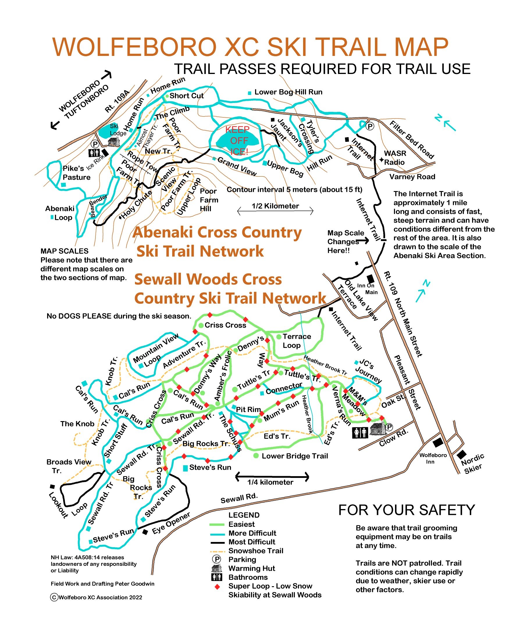 TRAIL MAP — Wolfeboro Cross Country Ski Association