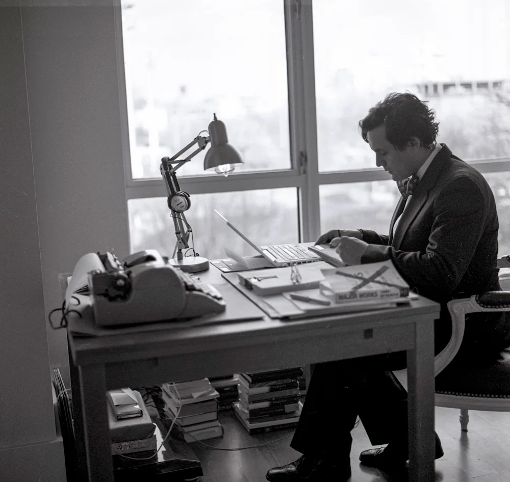 portrait of author Simon Van Booy