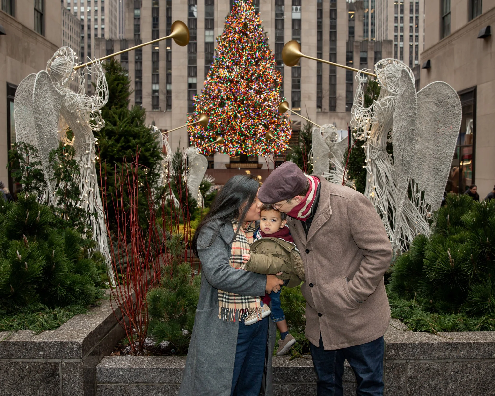 Christmas Photo session Rockefeller Center