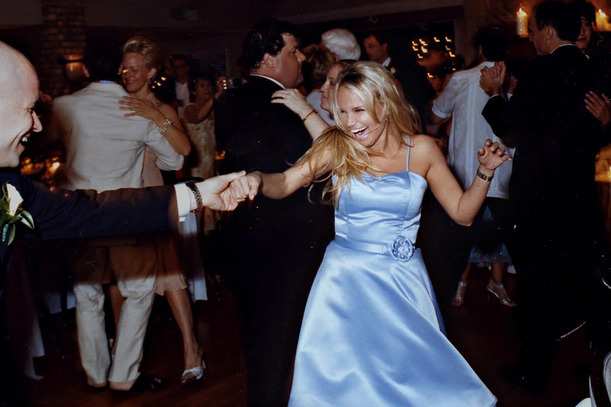  Kristen Chenoweth as a bridesmaid at a wedding 