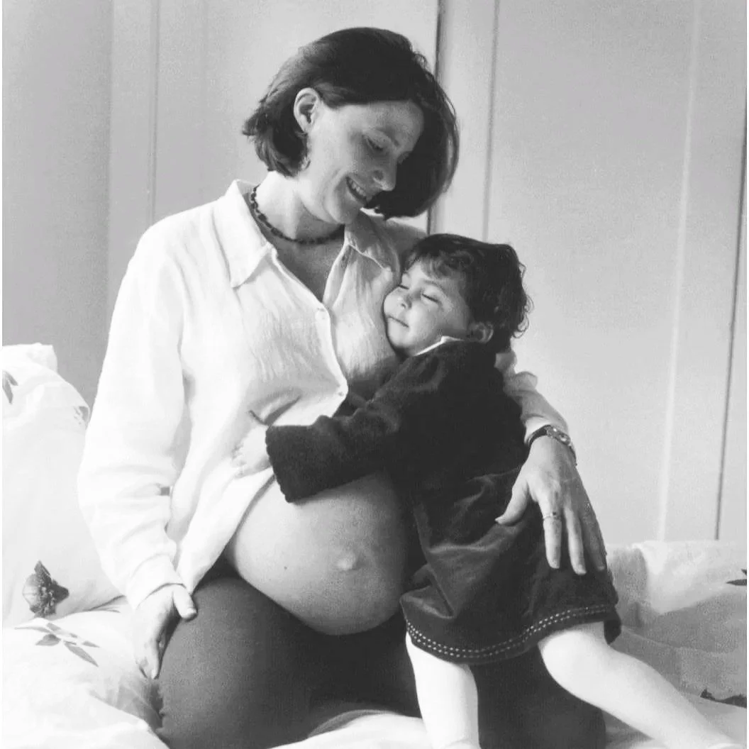  New York maternity photographer pregnant mom with toddler 