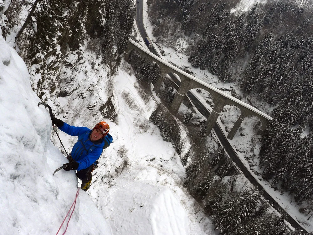 Classic Ice in the Chamonix Valley