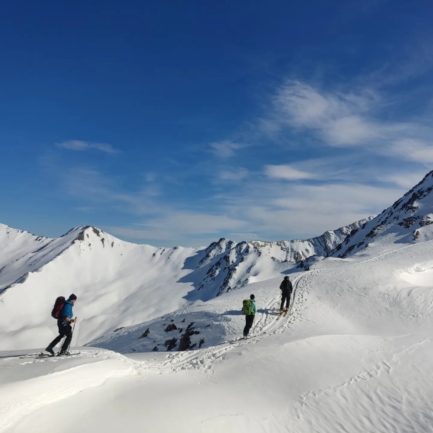 The Queyras. A wild spot and a lot quieter than the northern Alps. They've also had more snow than the Mont Blanc Massif this season. Despite it being over a week since the last snowfall we managed to find and ski some great snow every day on a trave