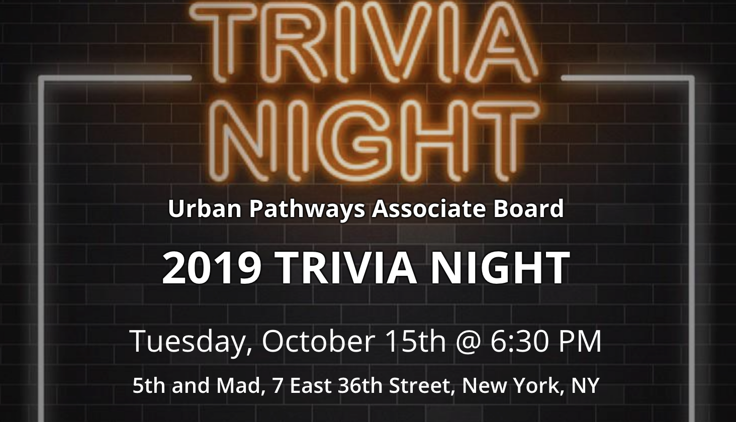 Trivia Night for a Good Cause