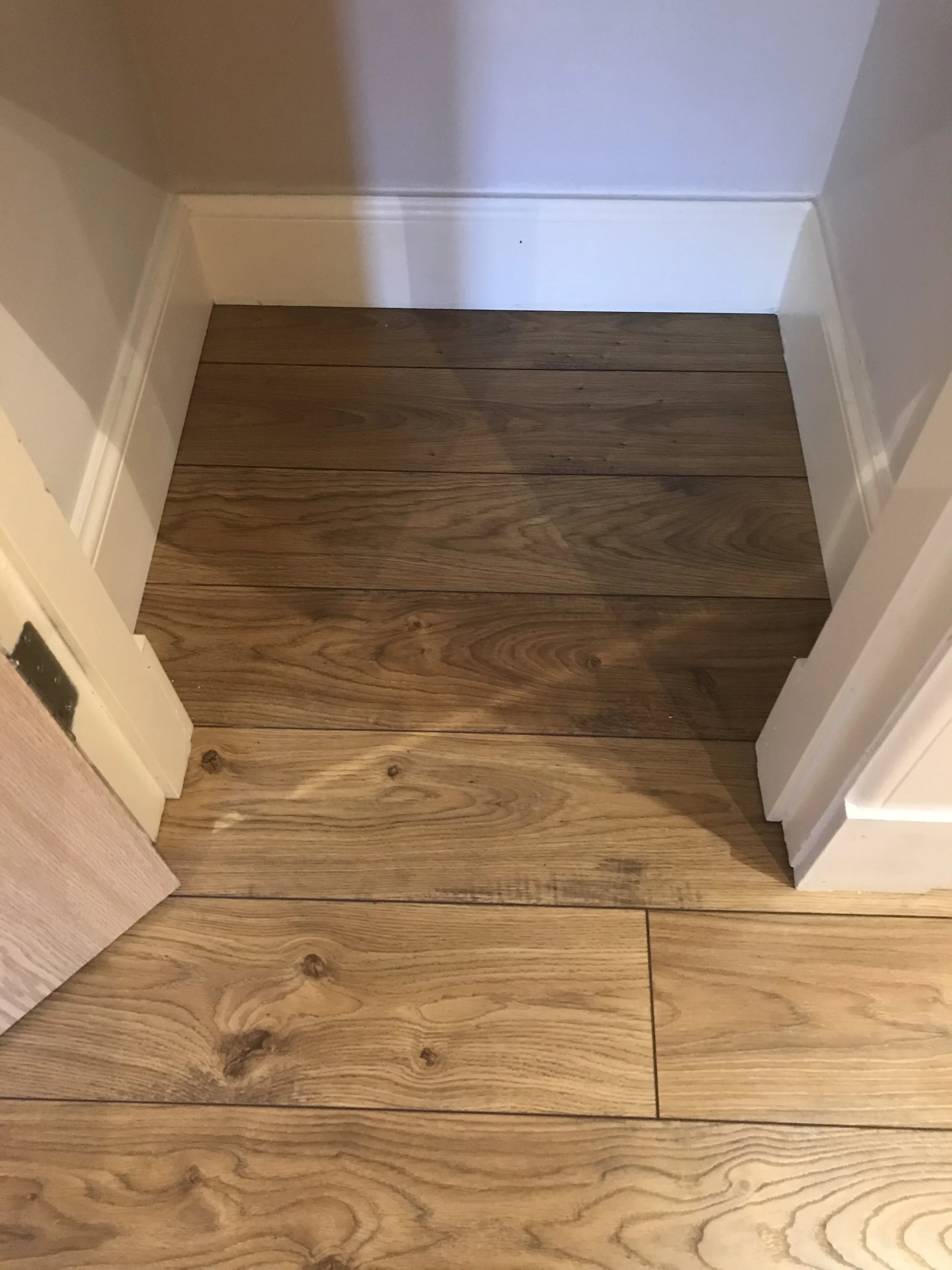 Laminate fitting details