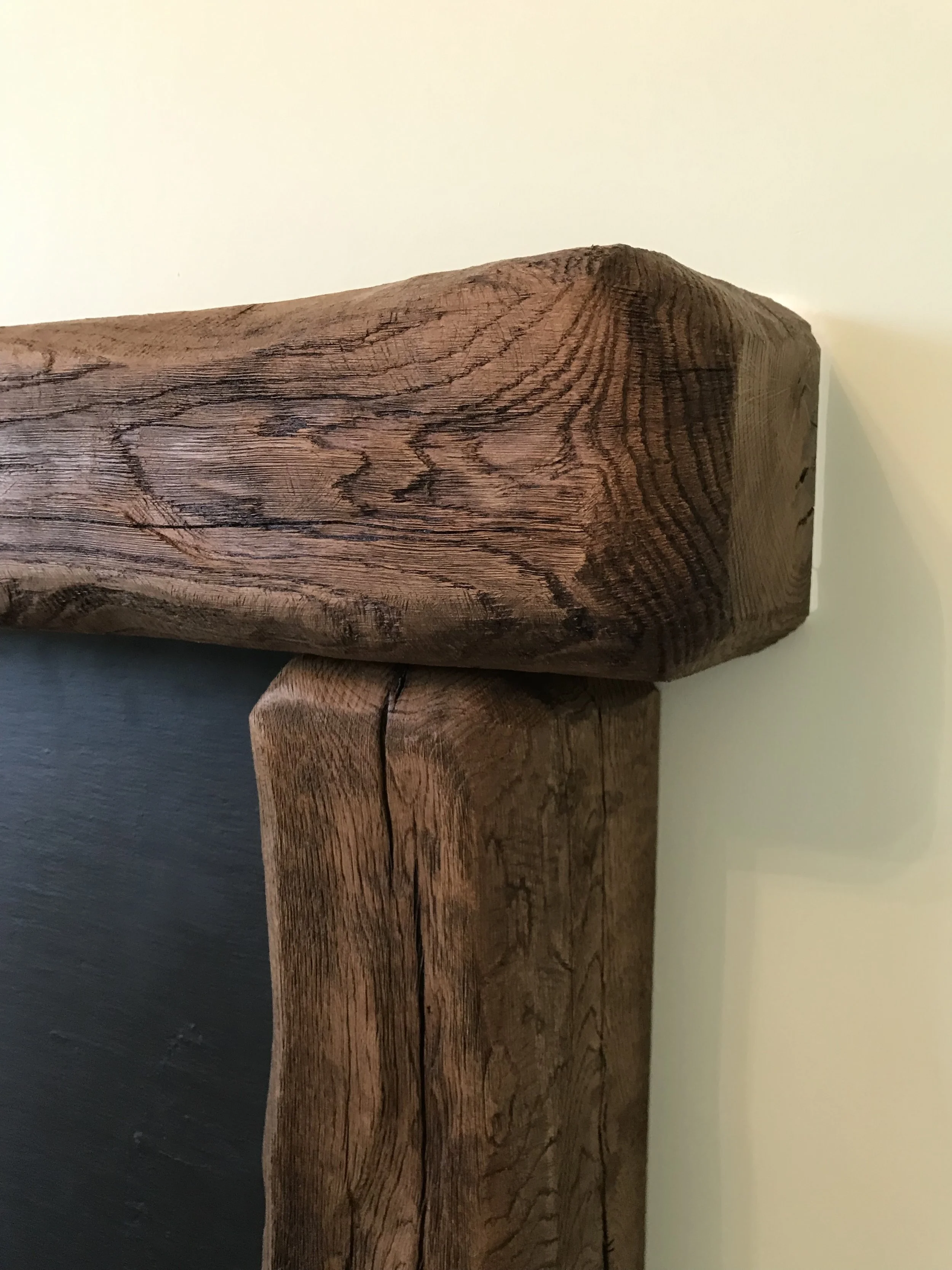 Rustic oak beams