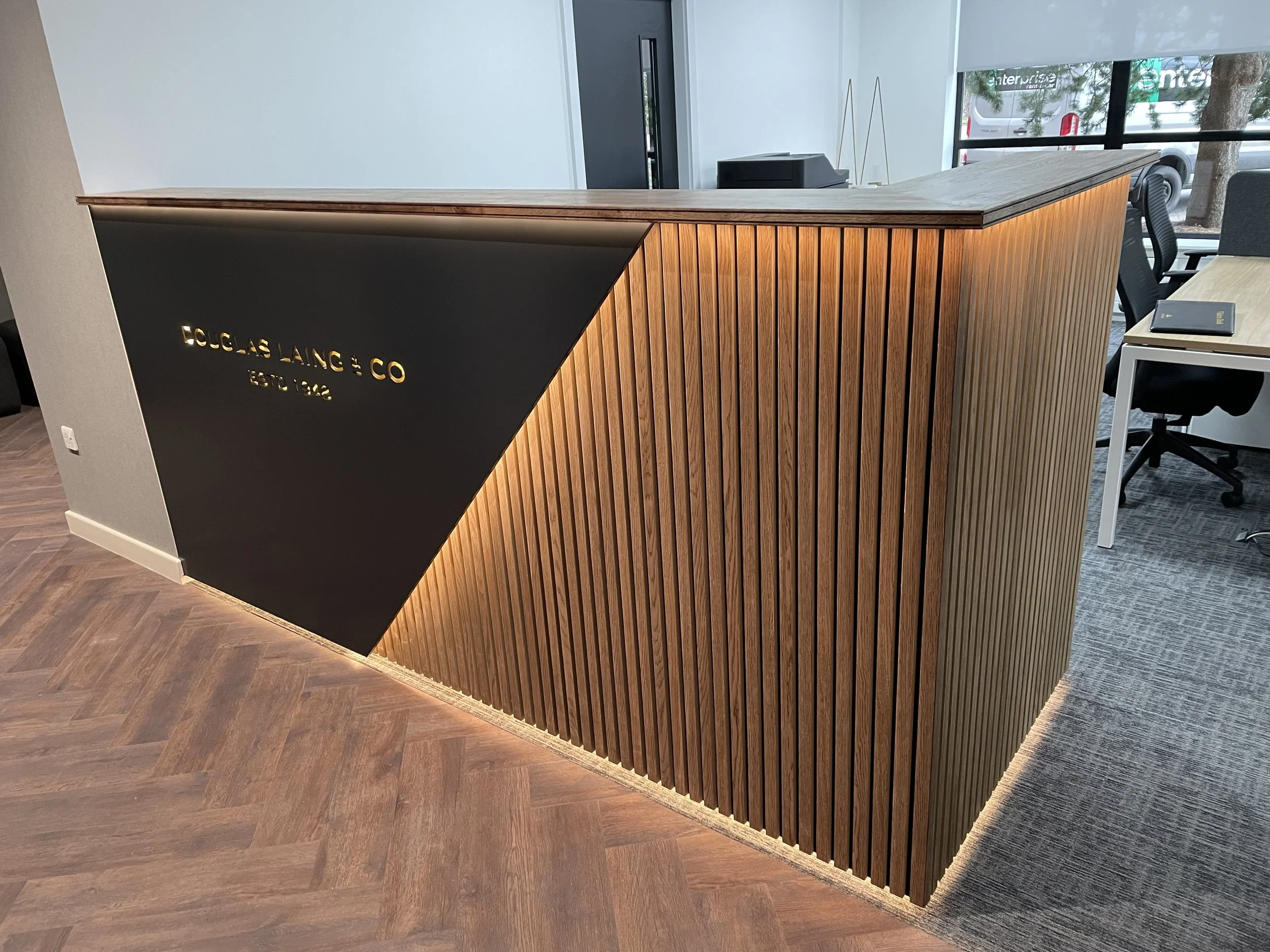 Reception Desk - Douglas Laing Ltd
