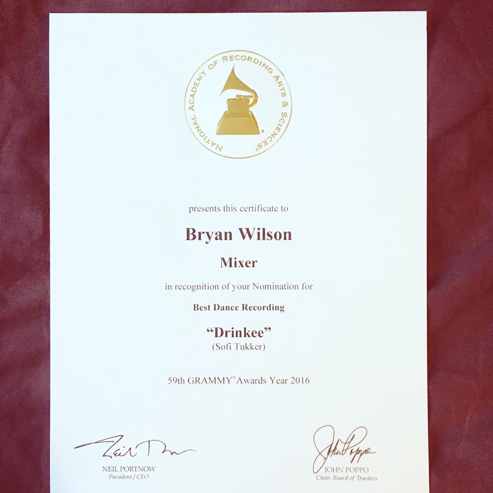 Grammy Certification