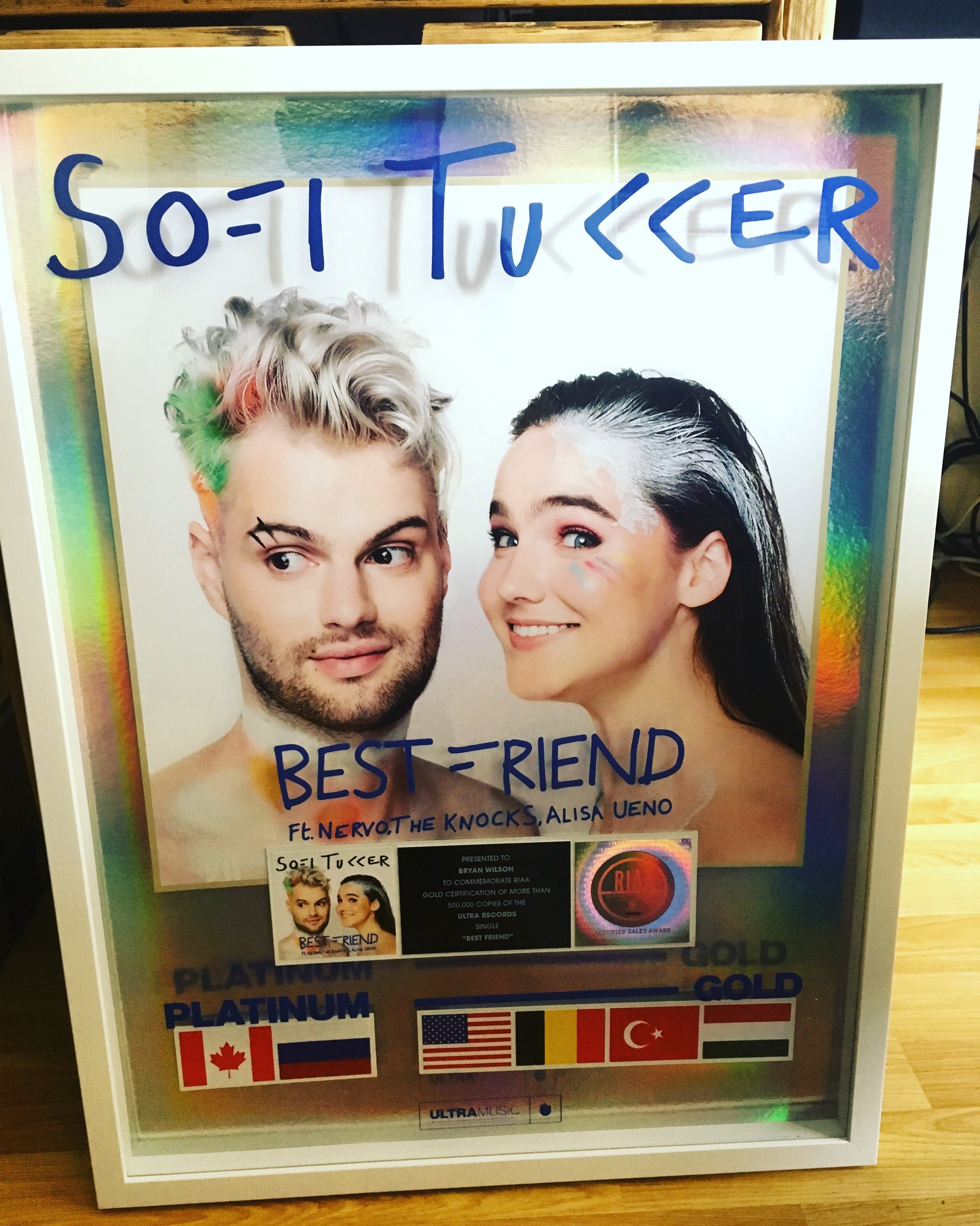 Best Friend RIAA Plaque