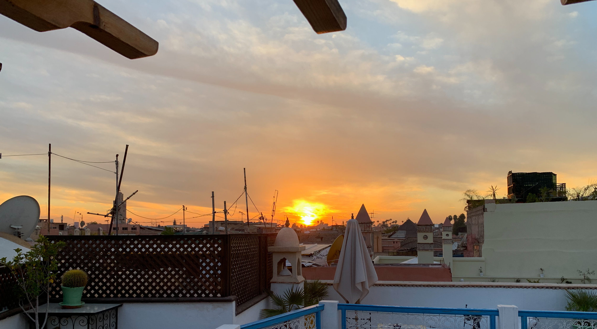 Sunset over Marrakech