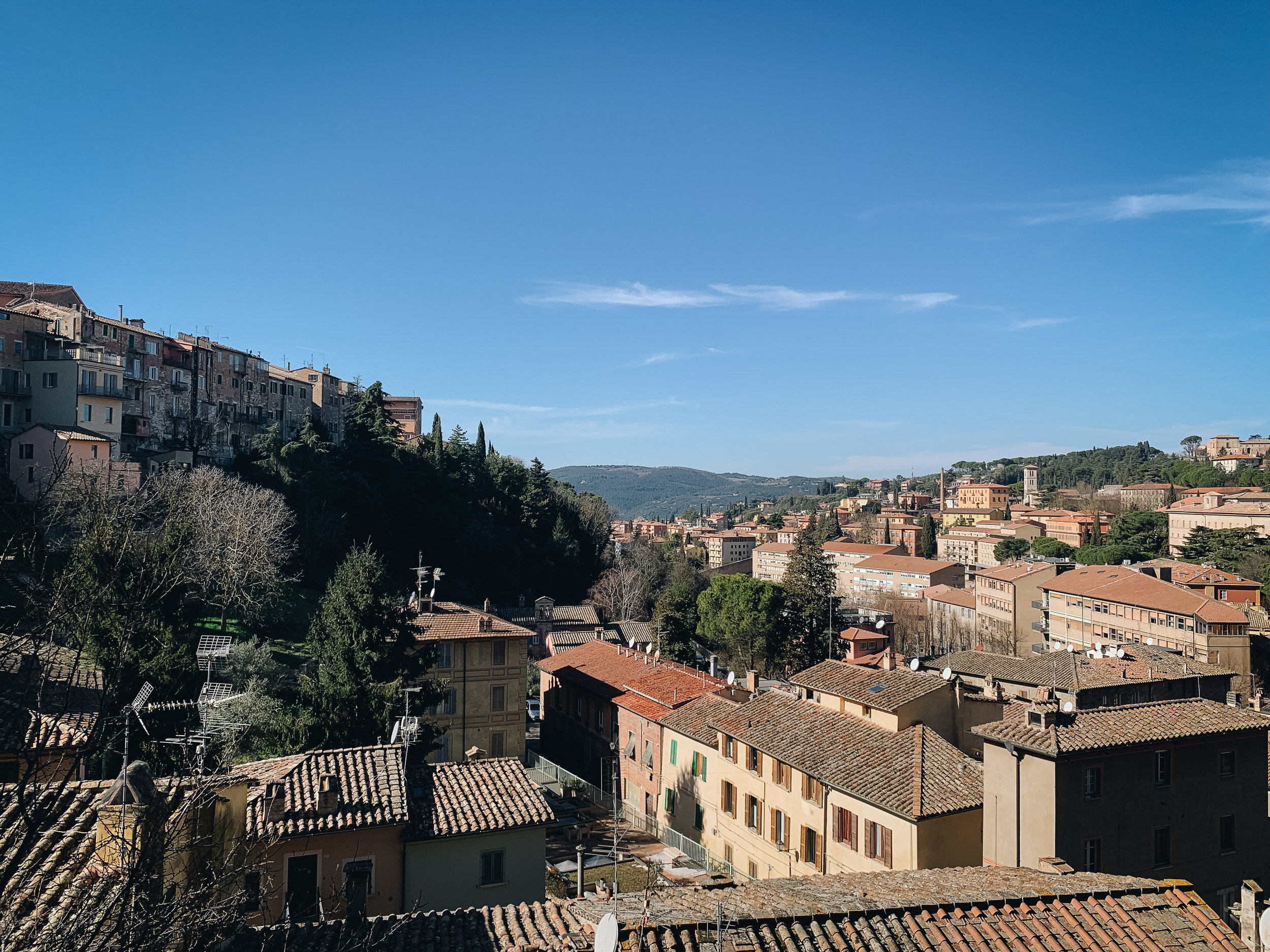 View from the Università per i Stranieri