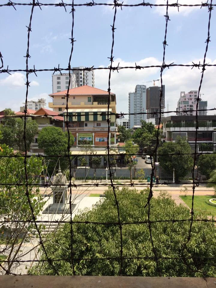 The barbed wire guarded against the final escape of suicide.