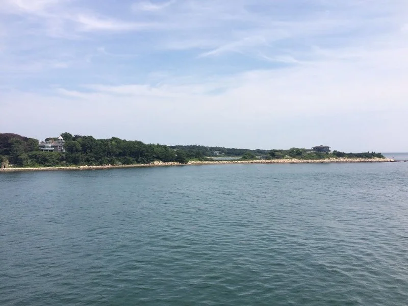 Farewell to Falmouth, like a modern-day pilgrim.