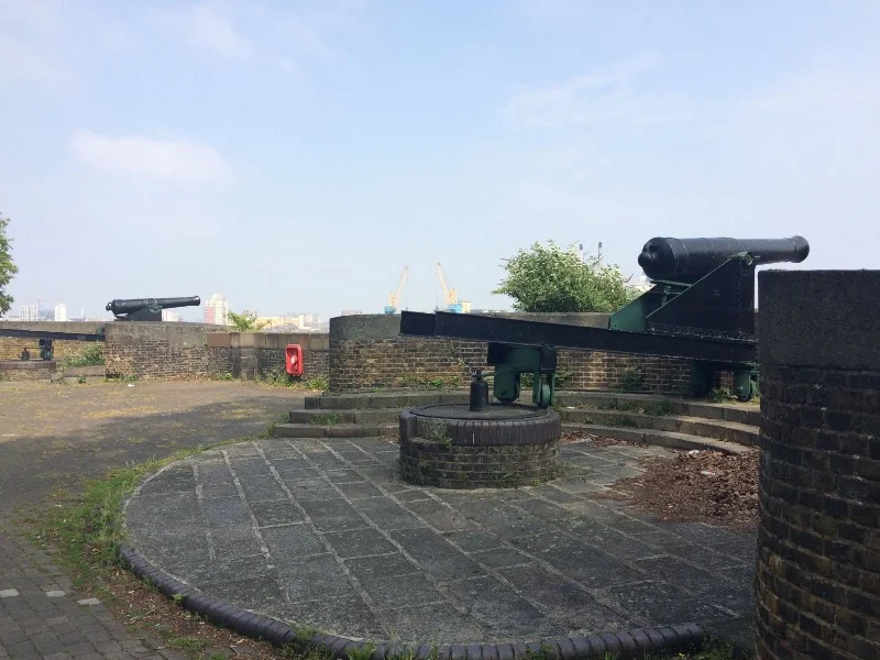 Cannon to left of them, cannon to right of them, but someone’s nicked the life-ring.