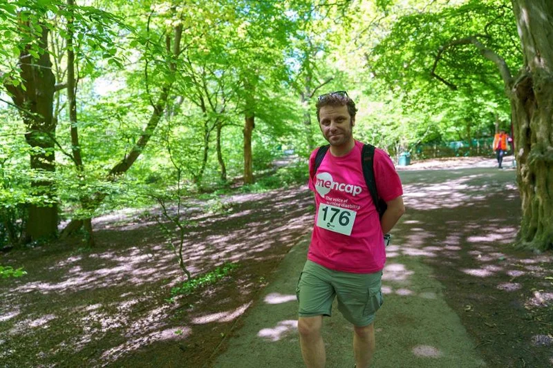 Stoically absorbing the quarter-not-third news. (Pic credit: Mencap )