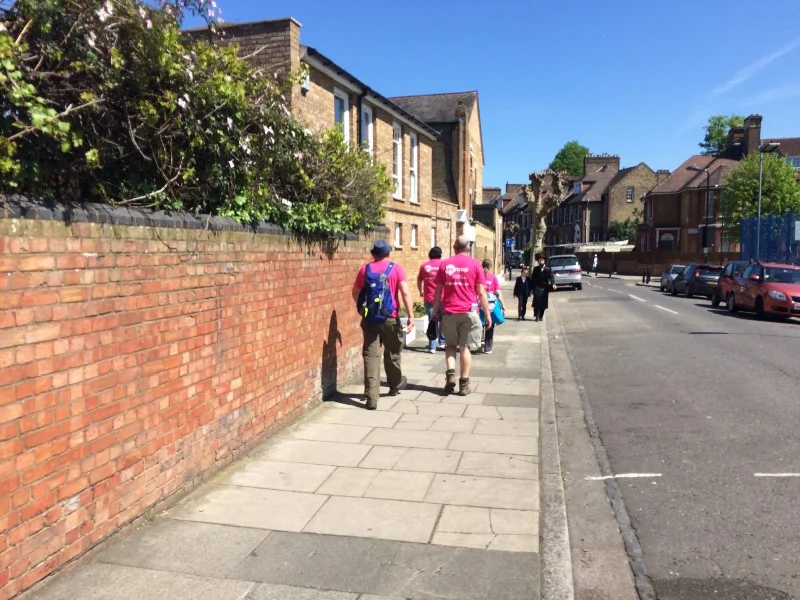In Cazenove ward, two polite groups try not to stare at each other’s attire.