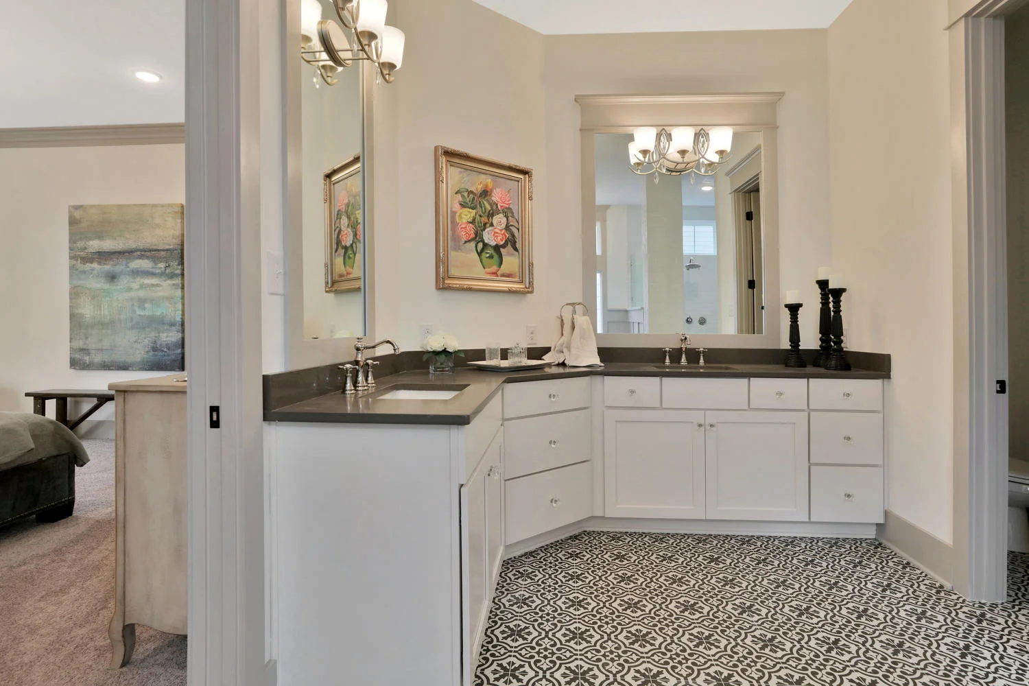Vanity in Master Bathroom | The Burgess