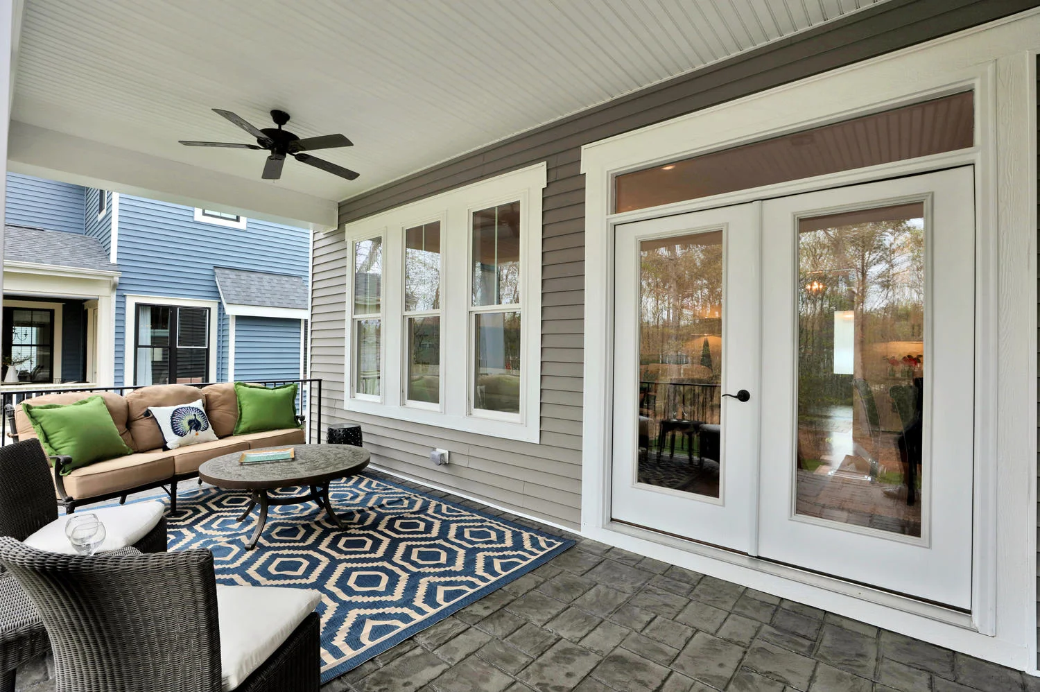 Rear Porch | The Burgess