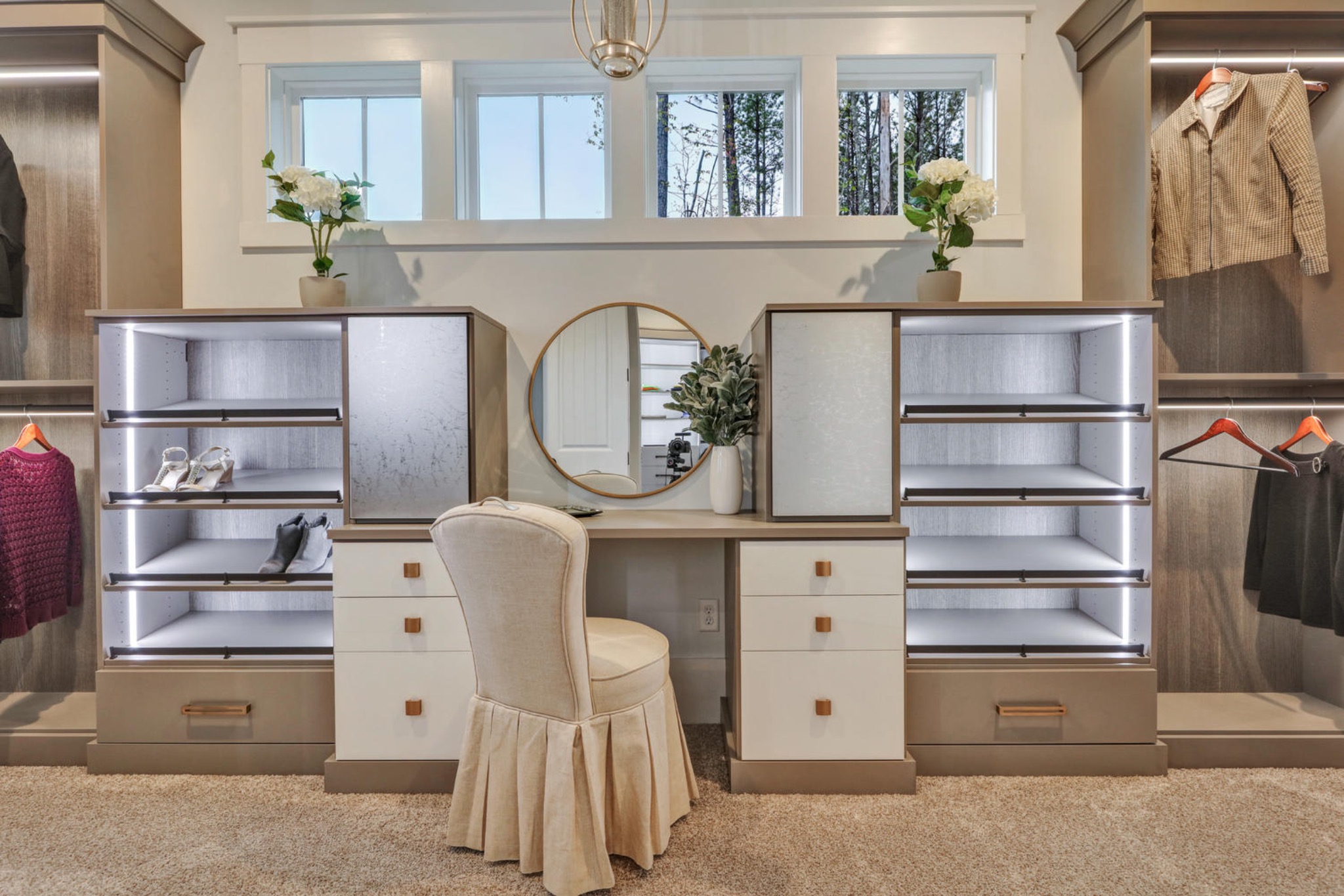 Closet System in Master Bedroom | The Lena