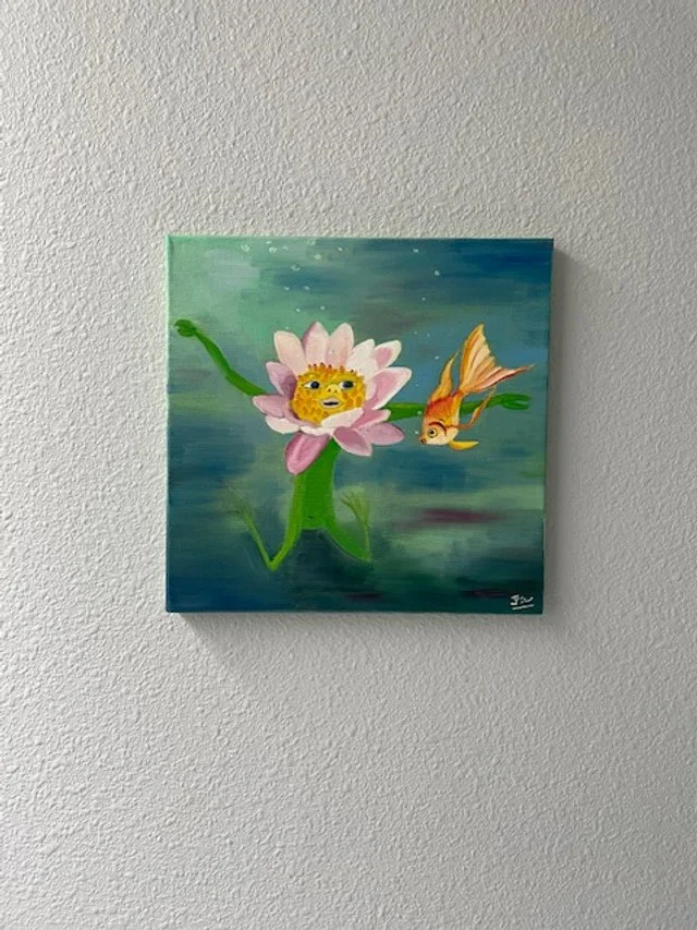 WaterLilyandGoldfish-Wall.jpg