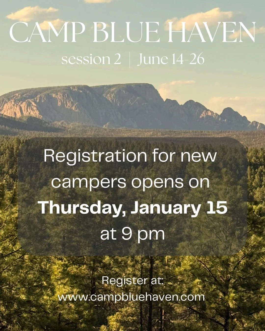 YOUTH - Camp Blue Haven 2026