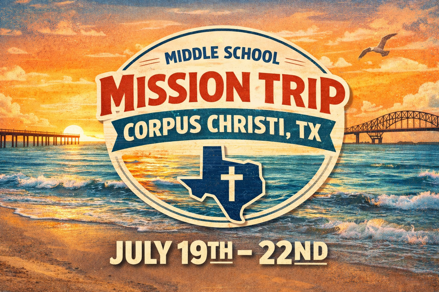 Middle School Corpus Christi Mission Trip 2026