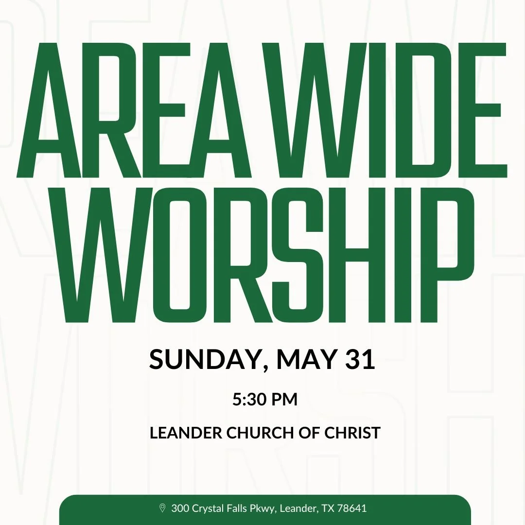 Area Wide Worship - May 2026