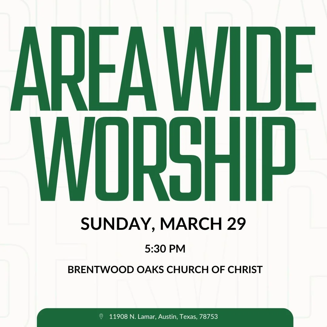 Area Wide Worship - March 2026