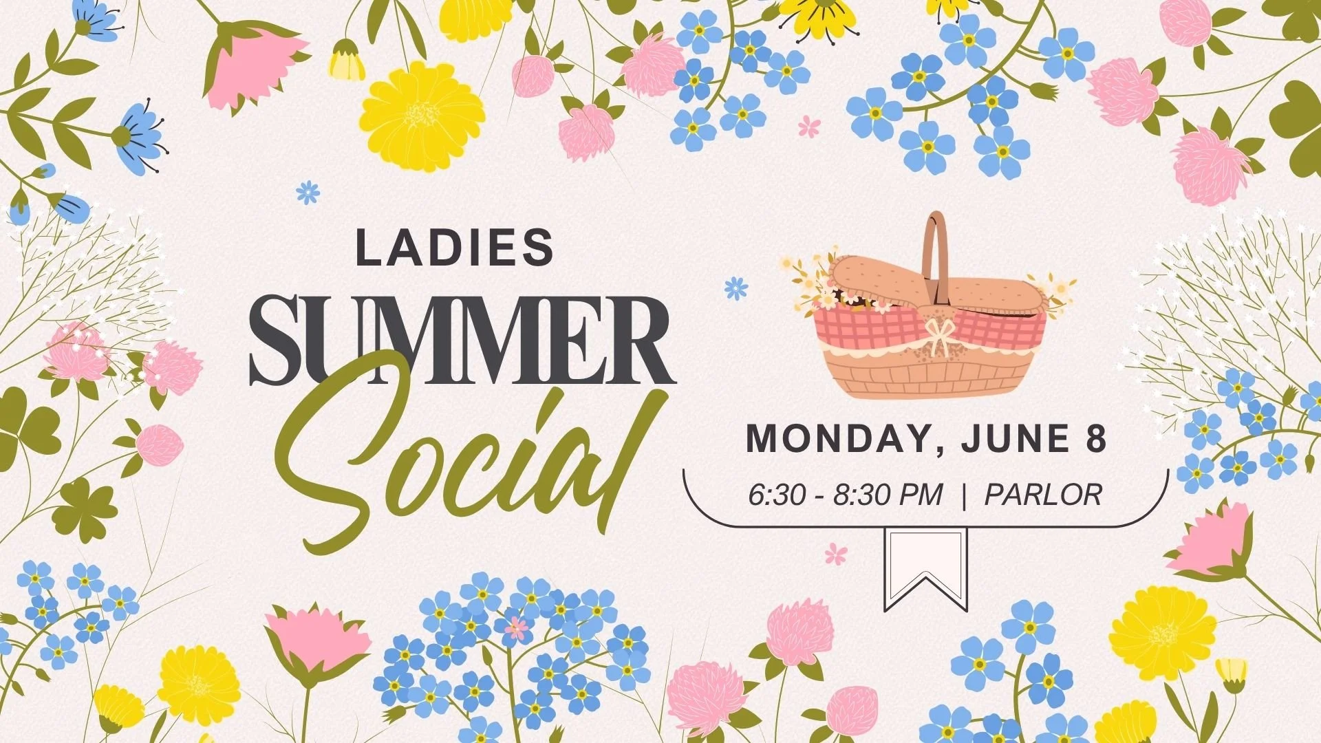 Ladies Summer Social Game Night!
