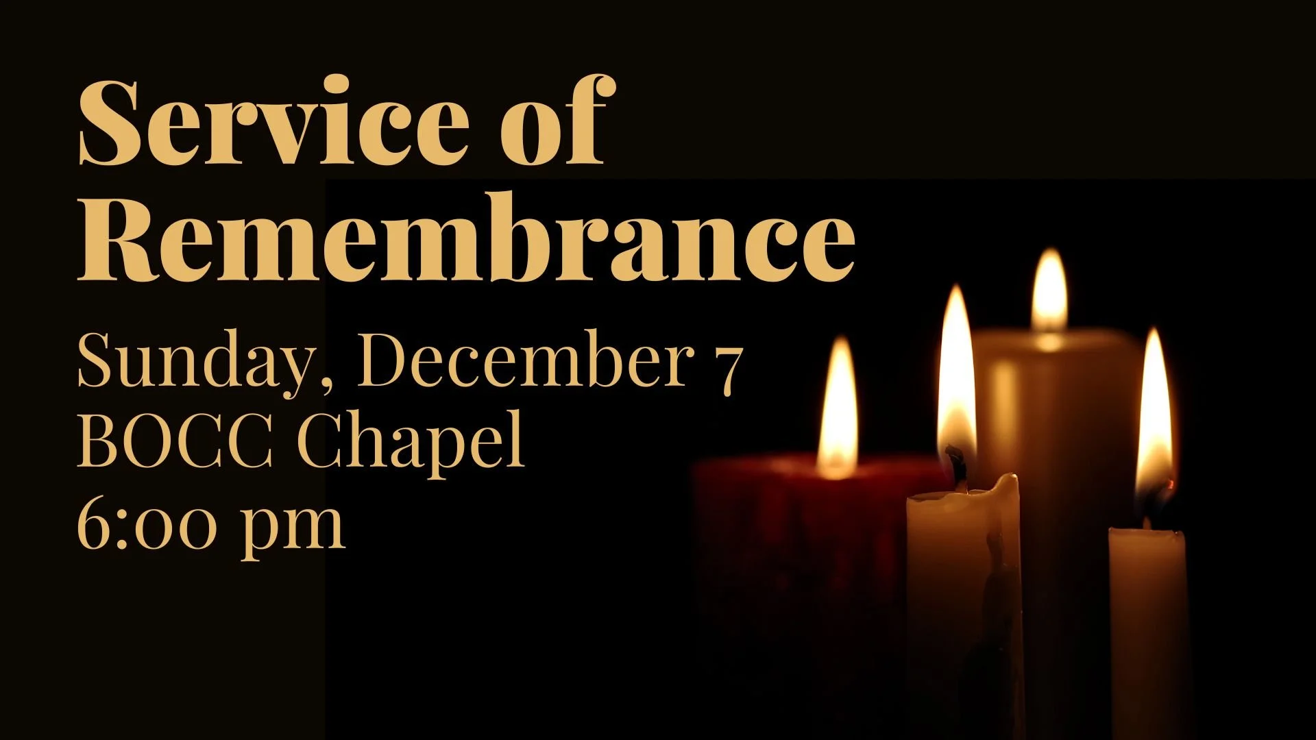 Service of Remembrance