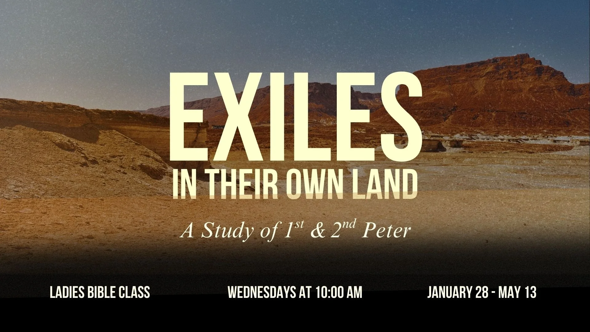 Wednesday Morning Ladies Bible Class - Spring 2026