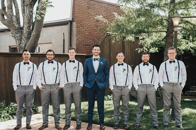 We love these dapper dudes! It was so much fun watching them stand by their best friend as he said &quot;I do&quot;. ⁠
&bull;⁠
Photo: @restoringmoore⁠
&bull;⠀﻿⁠
&bull;⠀﻿⁠
&bull;⠀﻿⁠
#bridesofok #oklahomaweddingvenue #oklahomawedding #realwedding #gard