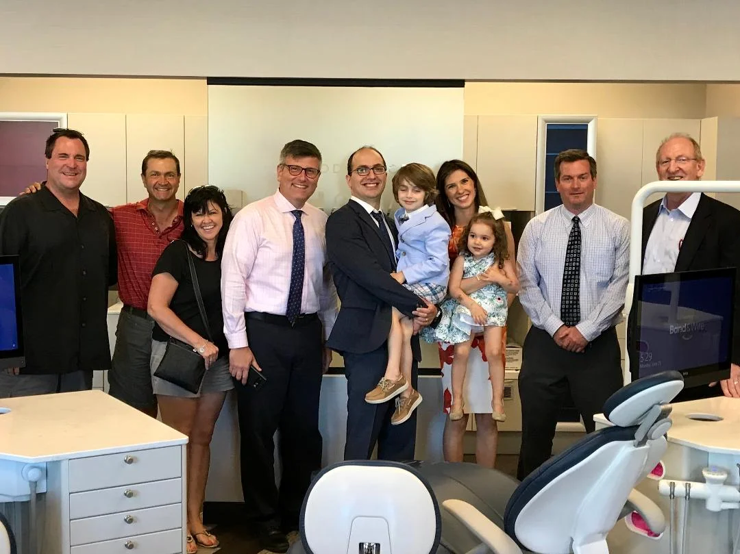 Grand Opening of Band & Wire Orthodontics with Village Officials over the summer! 433 Ogden Avenue in Clarendon Hills, 630-320-8888
